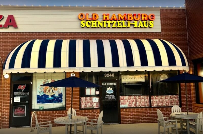 Old Hamburg Schnitzelhaus Restaurant in in Holmes Beach, Florida